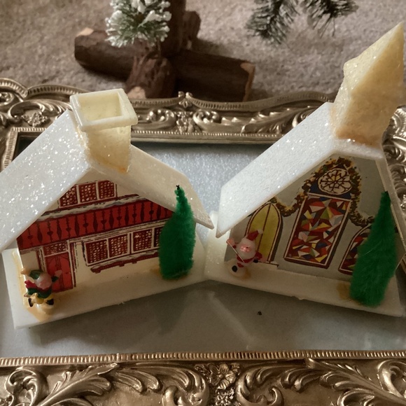 26 misc antique/vintage Christmas village pieces - Picture 10 of 16